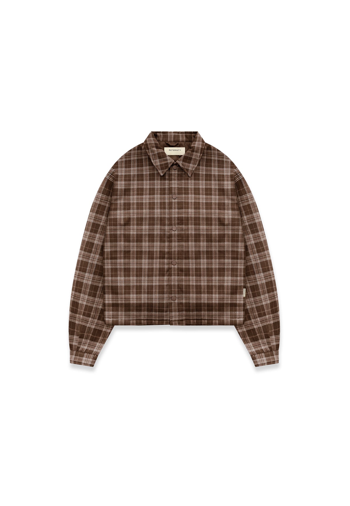 RETERNITY - PADDED FLANNEL - BROWN