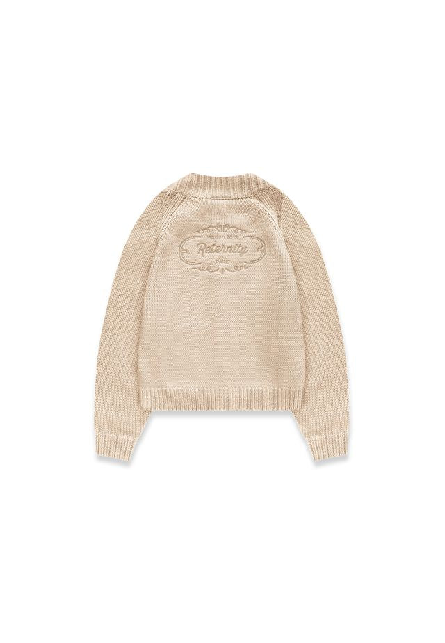 RETERNITY - ÉCLAT KNIT ZIPPER - CREME