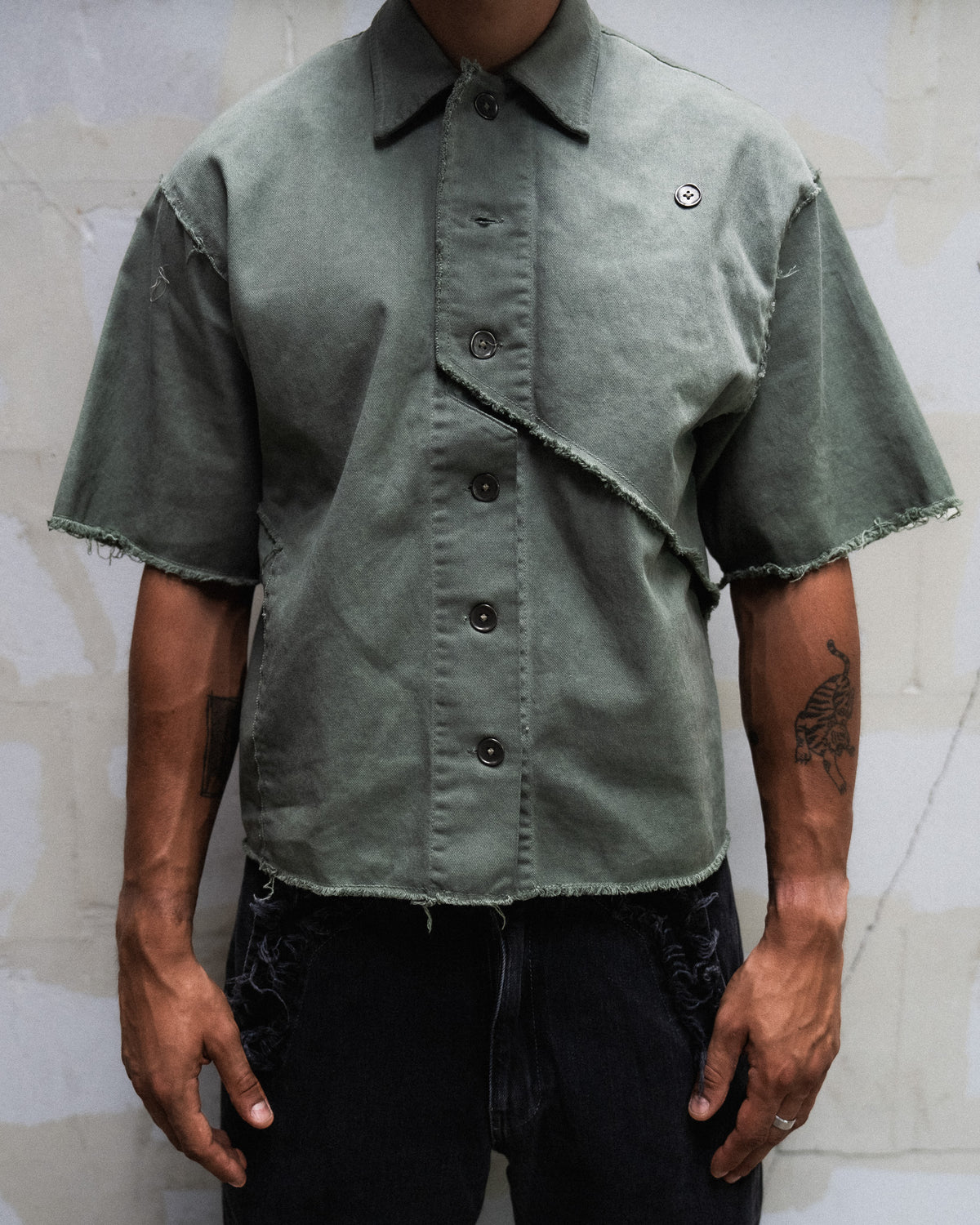 TONAL STUDIOS - FOLDING SHIRT - GREEN