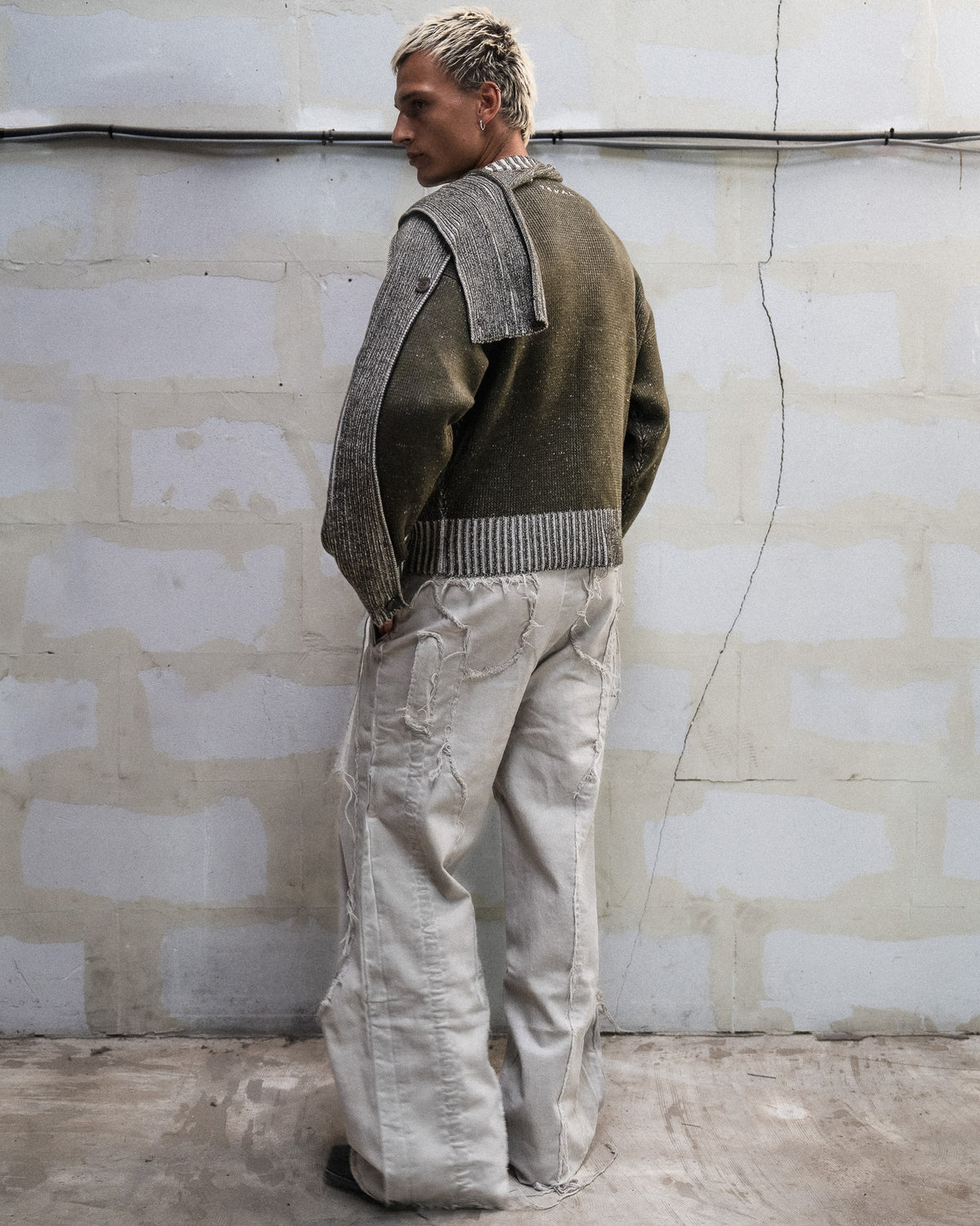 TONAL STUDIOS - SCARF KNIT - OLIVE