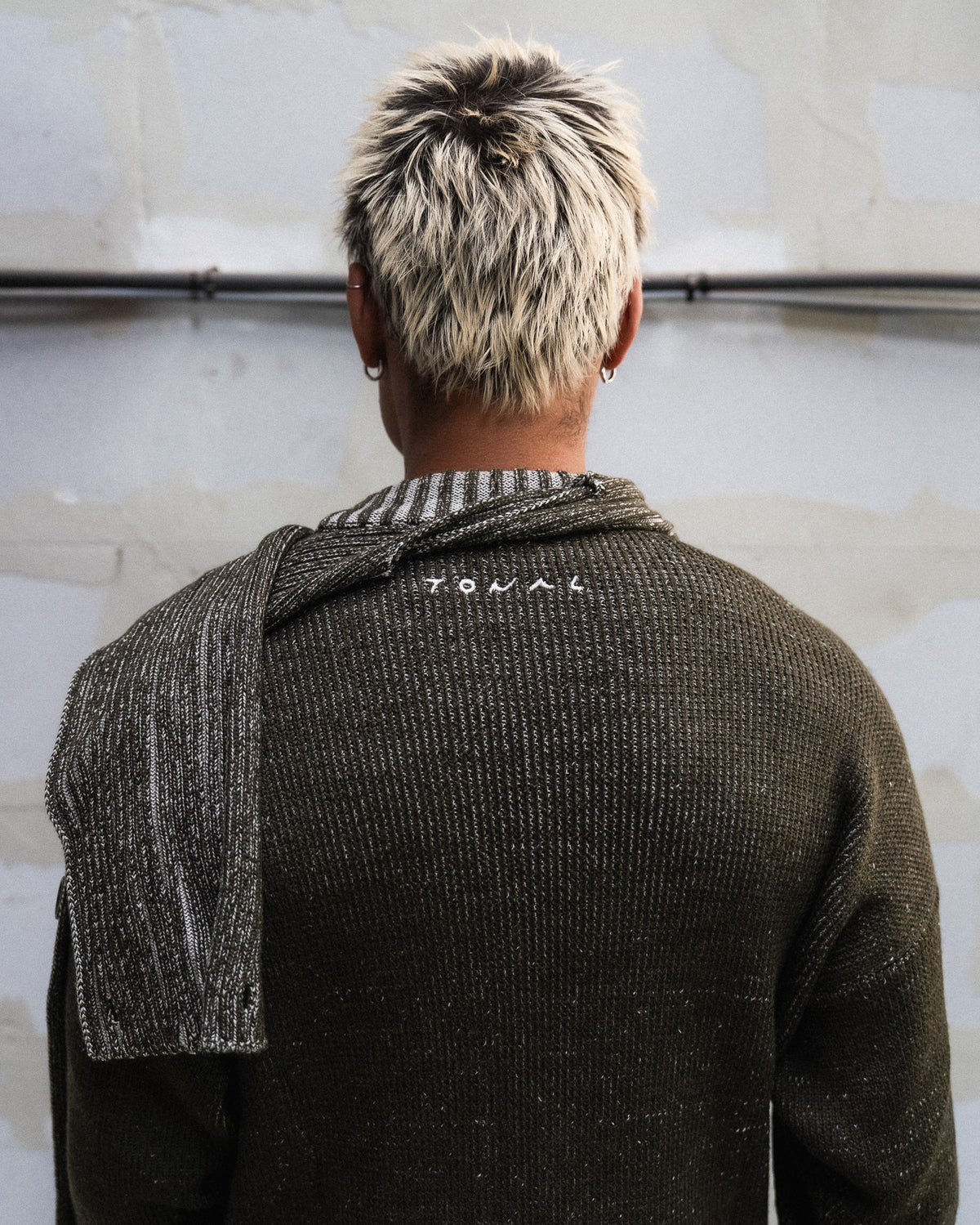 TONAL STUDIOS - SCARF KNIT - OLIVE