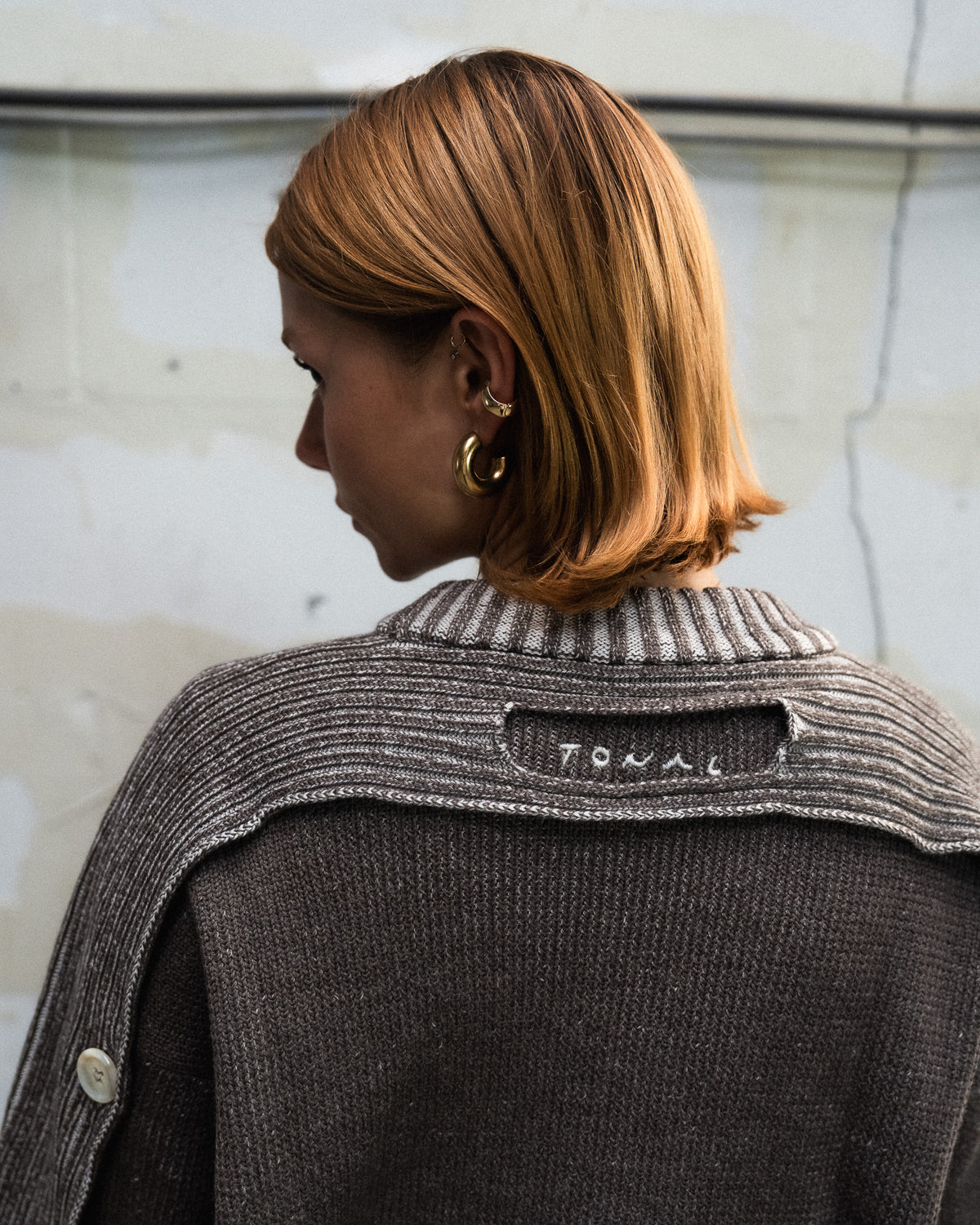 TONAL STUDIOS - SCARF KNIT - BROWN