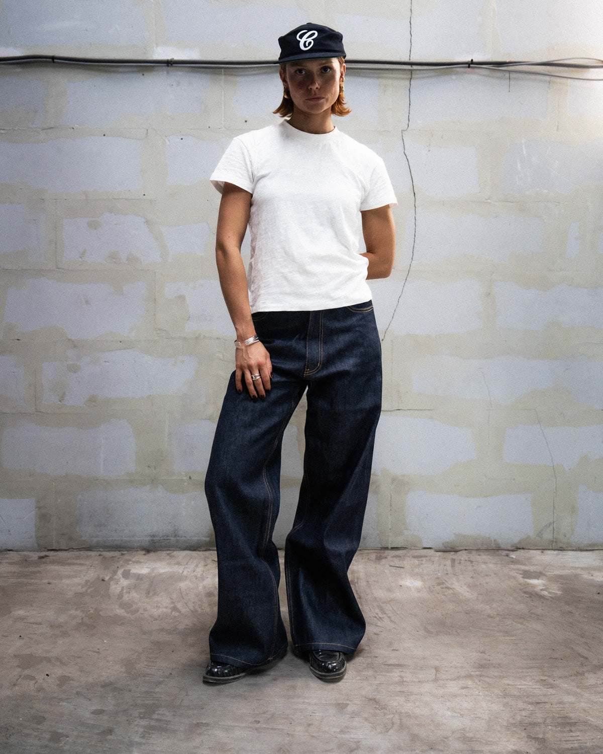 UNIFORUM - BABY TEE - WHITE SLUB COTTON