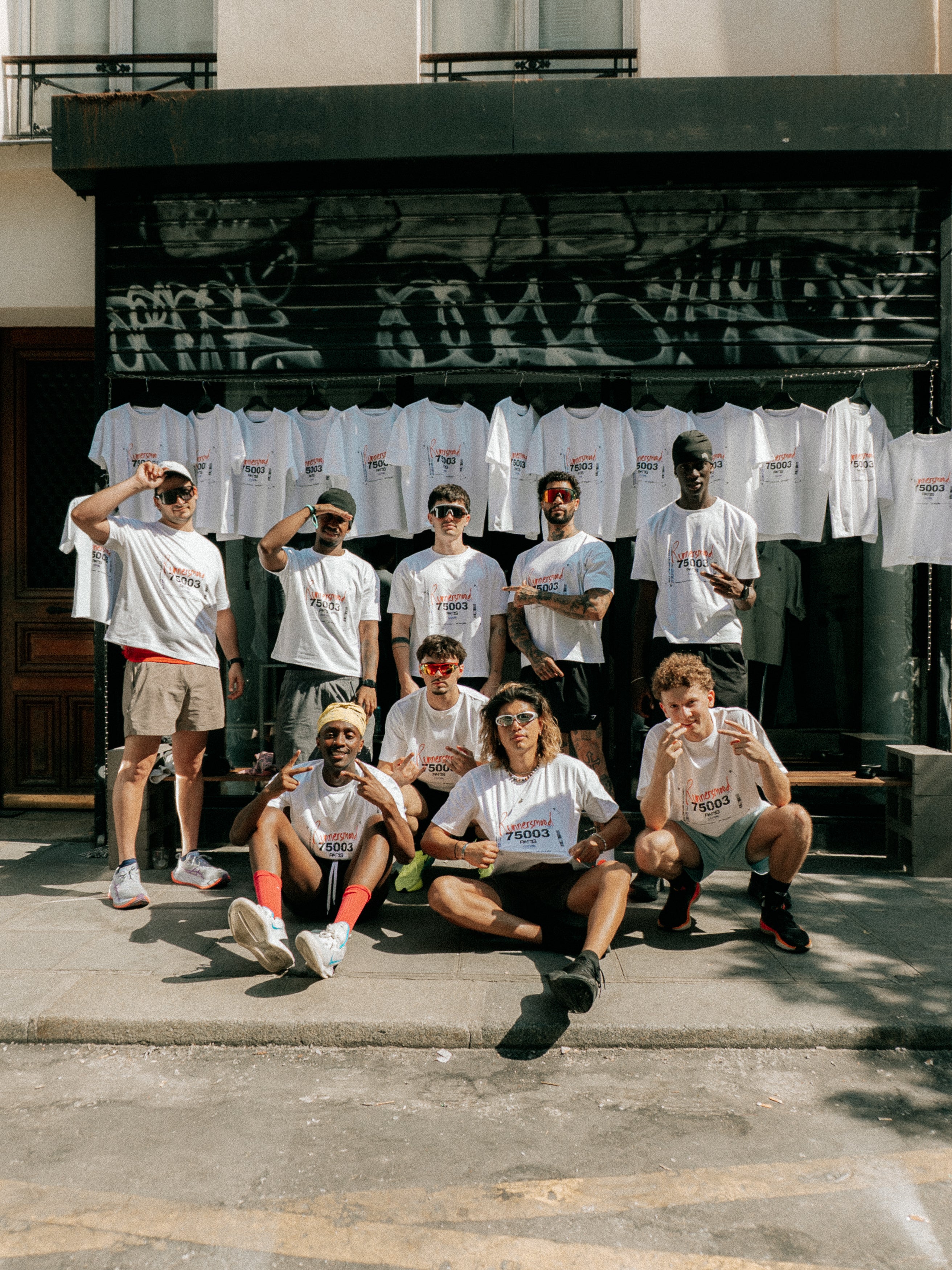 energia+ x Runnersmood Paris collab shirt