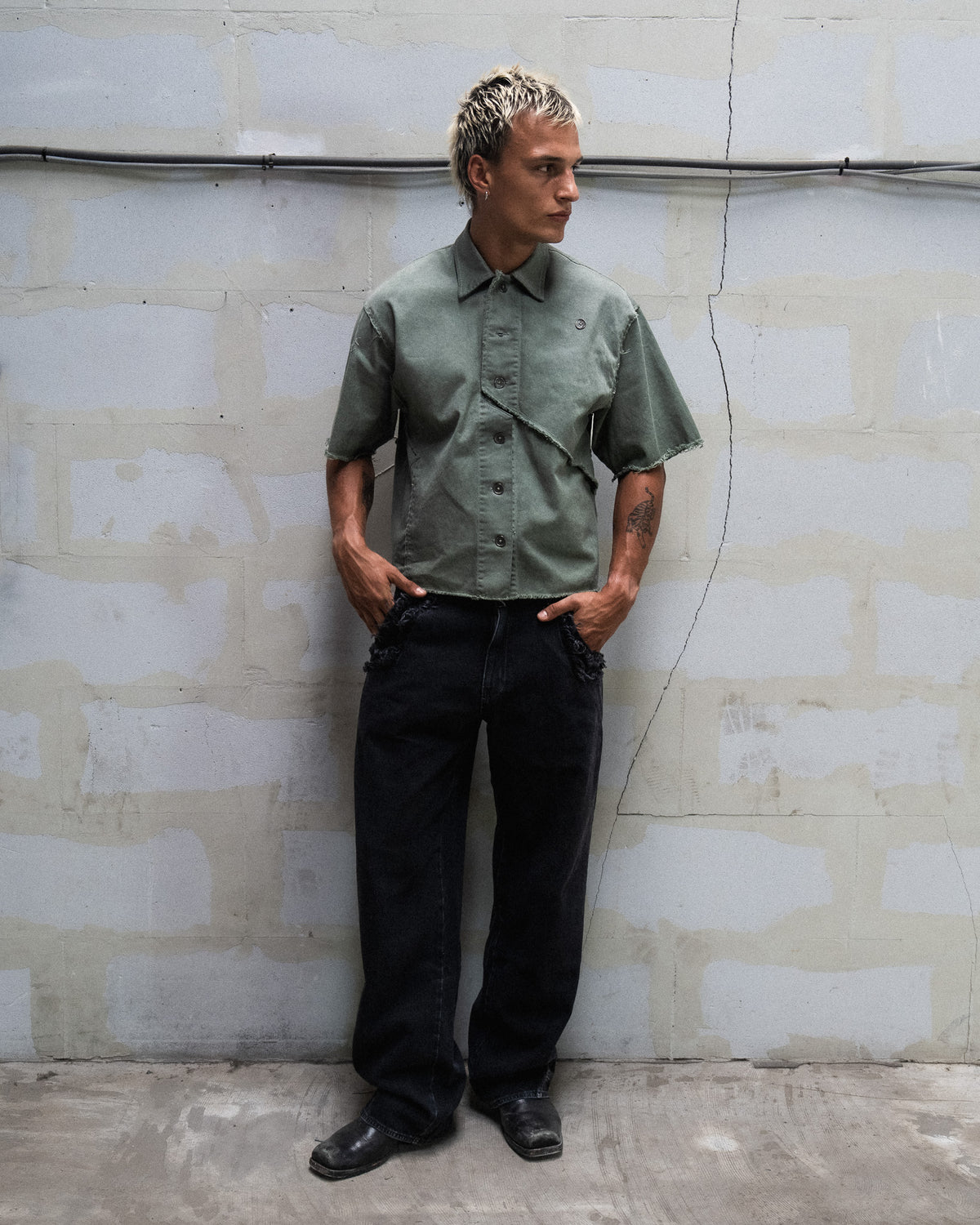 TONAL STUDIOS - FOLDING SHIRT - GREEN