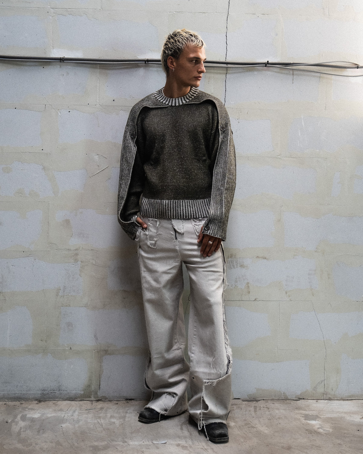 TONAL STUDIOS - SCARF KNIT - OLIVE