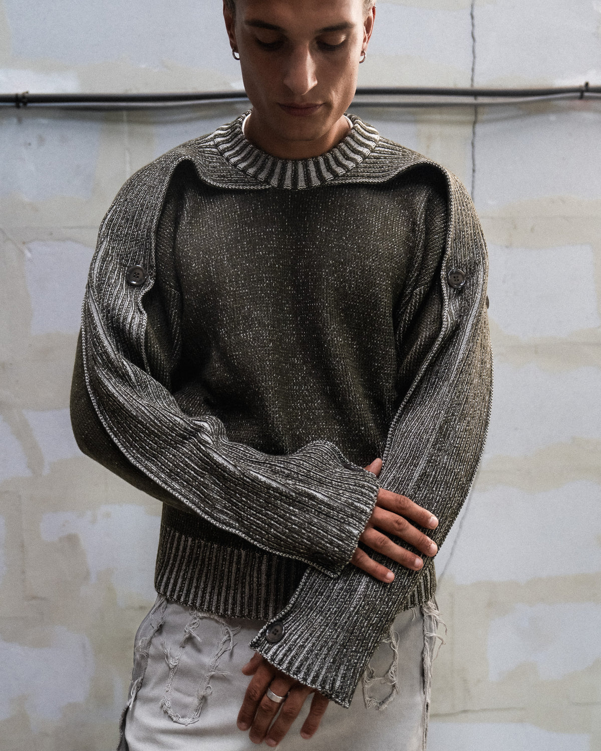 TONAL STUDIOS - SCARF KNIT - OLIVE