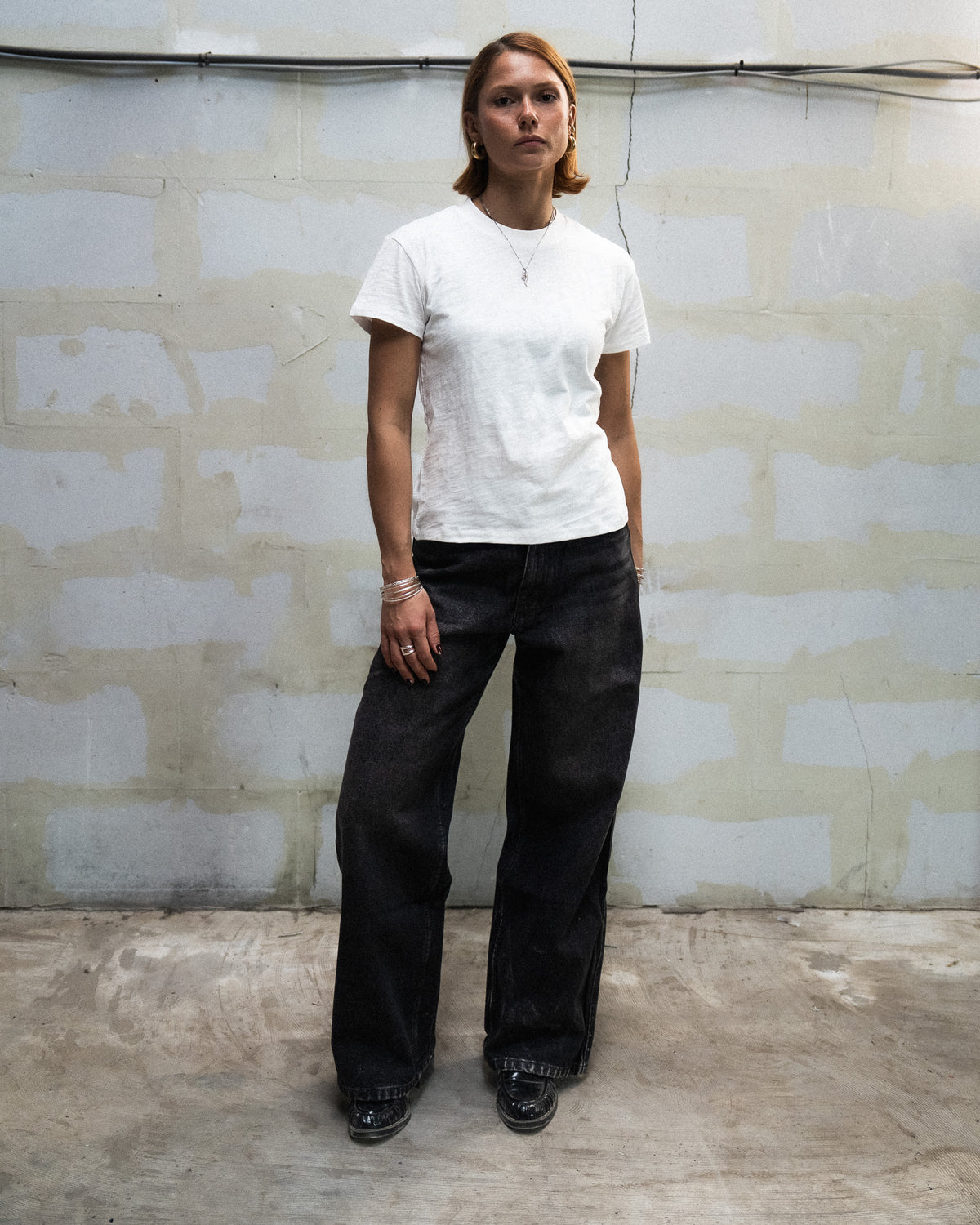 UNIFORUM - DARK WASH WIDE LEG DENIM