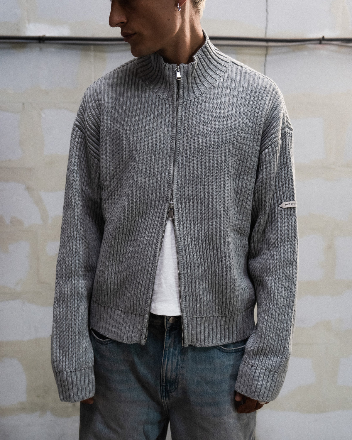 RETERNITY - L’ATELIER LINE KNIT ZIPPER